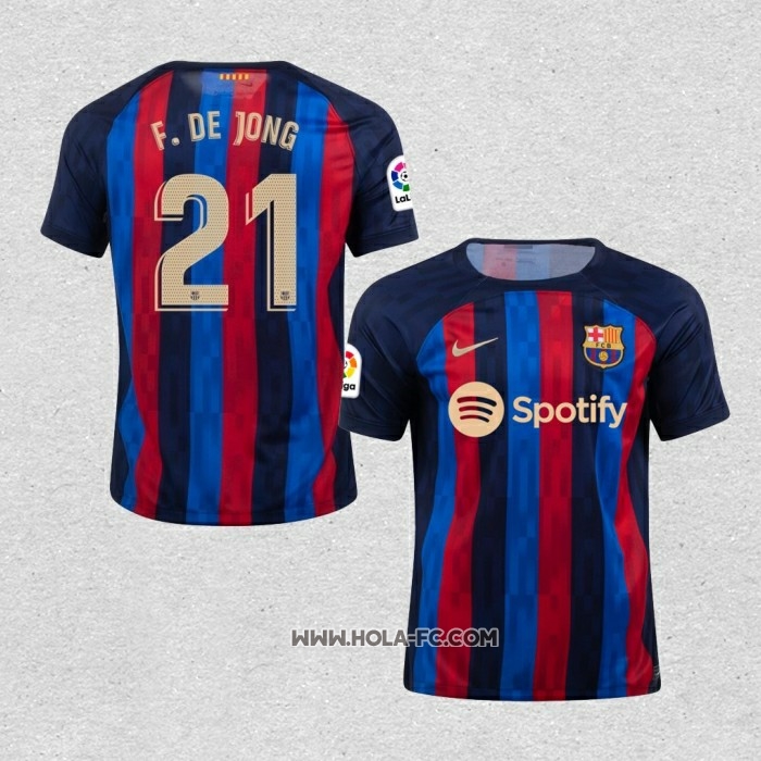 Camiseta Primera Barcelona Jugador F.De Jong 2022-2023
